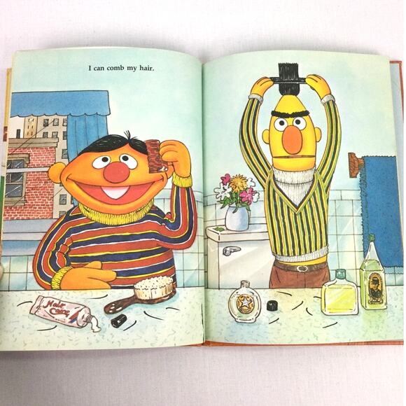 I Can Do It Myself Sesame Street Golden Books 1980 Vintage Hardcover - Picture 4 of 12